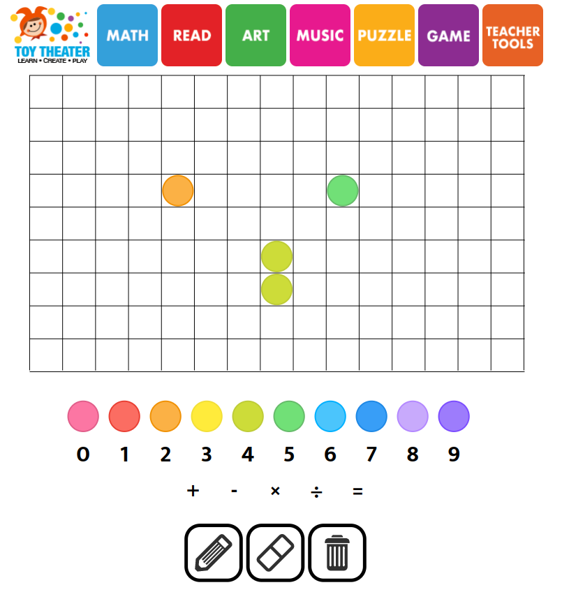 Color Counters from Toy Theater A Dash of Research